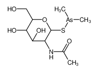 76235-28-4 structure, C10H20AsNO5S