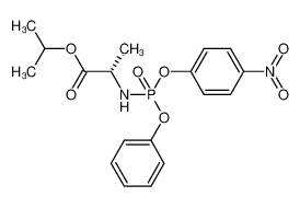 (S)-2-[(4-nitro-phenoxy)-phenoxy-phosphorylamino]propionic acid isopropyl ester