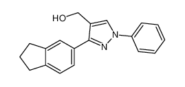 [3-(2,3-dihydro-1H-inden-5-yl)-1-phenylpyrazol-4-yl]methanol