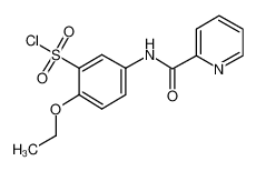 2-ethoxy-5-(pyridine-2-carbonylamino)benzenesulfonyl chloride 680618-08-0