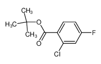 tert-Butyl 2-chloro-4-fluorobenzoate 911314-43-7