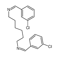 1-(3-氯苯基)-N-[6-[(3-氯苯基)亚甲基氨基]己基]甲亚胺