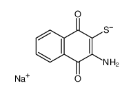 108582-69-0 structure, C10H6NNaO2S