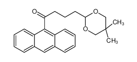 1-anthracen-9-yl-4-(5,5-dimethyl-1,3-dioxan-2-yl)butan-1-one 898757-50-1