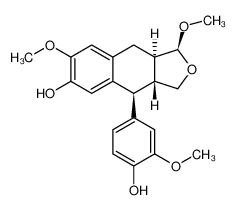 Formosanol; (1S,3aR,4S,9aR)-1,3,3a,4,9,9a-六氢-4-(4-羟基-3-甲氧基苯基)-1,7-二甲氧基萘并[2,3-c]呋喃-6-醇