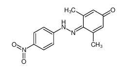 1435-62-7 spectrum, 3,5-dimethyl-4-[(4-nitrophenyl)hydrazinylidene]cyclohexa-2,5-dien-1-one