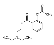 2-(diethylamino)ethyl 2-acetyloxybenzoate 7194-12-9