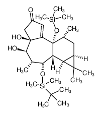 1453222-09-7 (1aR,1bR,2R,3R,4R,4aS,7bR,8R,9aR)-2-((tert-butyldimethylsilyl)oxy)-4,4a-dihydroxy-1,1,3,8-tetramethyl-7b-((trimethylsilyl)oxy)-1,1a,1b,2,3,4,4a,5,7b,8,9,9a-dodecahydro-6H-cyclopropa[3,4]benzo[1,2-e]azulen-6-one