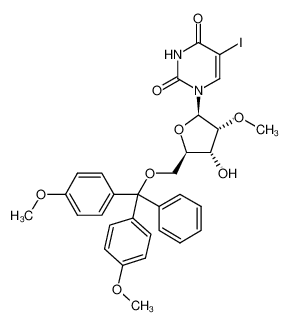 2’-O-甲基-5’-O-（4,4’-二甲氧基三苯甲基）-5-碘代尿苷