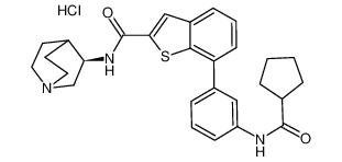 634904-53-3 structure, C28H32ClN3O2S