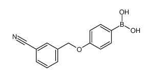 [4-[(3-cyanophenyl)methoxy]phenyl]boronic acid 1256355-78-8