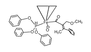 111237-21-9 structure, C36H30FeO6P