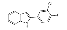 2-(3-氯-4-氟苯基)吲哚