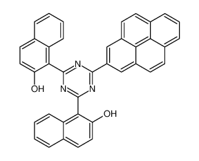 1-[4-(2-oxonaphthalen-1-ylidene)-6-pyren-2-yl-1H-1,3,5-triazin-2-ylidene]naphthalen-2-one 20572-37-6