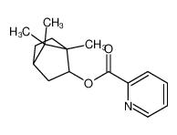 88382-43-8 (4,7,7-trimethyl-3-bicyclo[2.2.1]heptanyl) pyridine-2-carboxylate