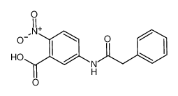 2-nitro-5-[(2-phenylacetyl)amino]benzoic acid 52033-70-2