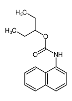 pentan-3-yl N-naphthalen-1-ylcarbamate 7471-25-2