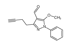 3-丁-3-炔基-5-甲氧基-1-苯基吡唑-4-甲醛