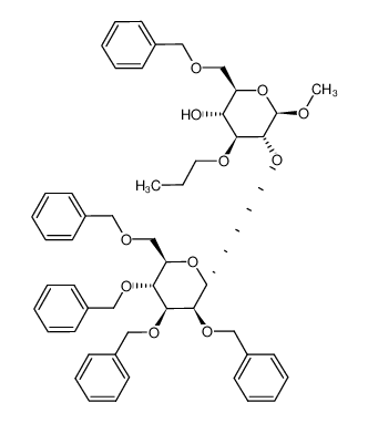 294637-43-7 methyl [2,3,4,6-tetra-O-benzyl-α-D-mannopyranoside-(1->2)]-3-O-propyl-6-O-benzyl-β-D-glucopyranoside