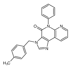 139482-44-3 3,5-二氢-3-((4-甲基苯基)甲基)-5-苯基-4H-咪唑并(4,5-c)(1,8)萘啶-4-酮