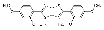 6962-00-1 2,5-bis(2,4-dimethoxyphenyl)-[1,3]thiazolo[5,4-d][1,3]thiazole