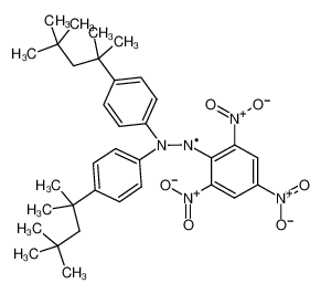 2,2-二(4-叔辛基苯基)-1-苦肼基,自由基