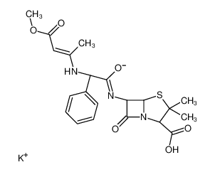 40126-27-0 structure, C21H24KN3O6S