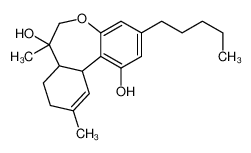 7,10-dimethyl-3-pentyl-7a,8,9,11a-tetrahydro-6H-benzo[d][1]benzoxepine-1,7-diol 158550-93-7