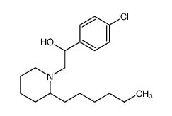 1-(4-chlorophenyl)-2-(2-hexylpiperidin-1-yl)ethanol
