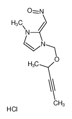 117983-22-9 [(Z)-[1-methyl-3-(pent-3-yn-2-yloxymethyl)imidazol-2-ylidene]methyl]-oxoazanium,chloride