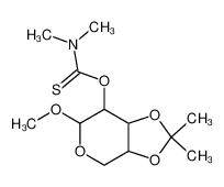 O-[(6-methoxy-2,2-dimethyl-4,6,7,7a-tetrahydro-3aH-[1,3]dioxolo[4,5-c]pyran-7-yl)] N,N-dimethylcarbamothioate 16843-71-3