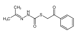 64273-19-4 isopropylidene-hydrazinecarbothioic acid S-(2-oxo-2-phenyl-ethyl) ester