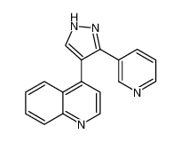 4-(5-pyridin-3-yl-1H-pyrazol-4-yl)quinoline 849924-96-5