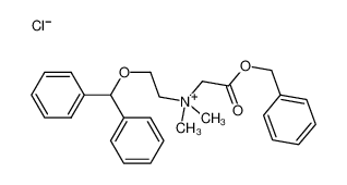 2-benzhydryloxyethyl-dimethyl-(2-oxo-2-phenylmethoxyethyl)azanium,chloride