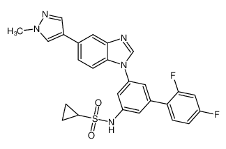 1430723-35-5 structure, C26H21F2N5O2S