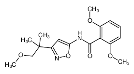 2,6-二甲氧基-N-(3-(2-甲氧基-1,1-二甲基乙基)-5-异恶唑基)苯甲酰胺