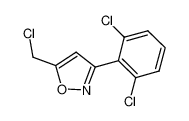 5-(chloromethyl)-3-(2,6-dichlorophenyl)-1,2-oxazole 31007-74-6