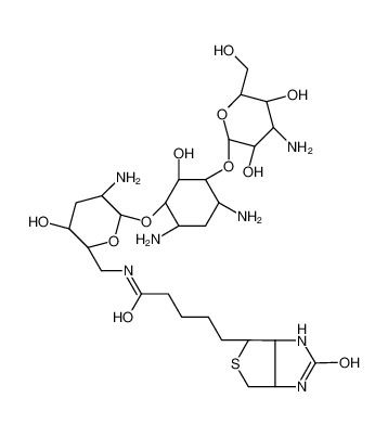 419573-18-5 structure, C28H51N7O11S