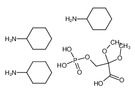 3-羟基-2,2-二甲氧基-丙酸-3-磷酸三(环己胺)盐