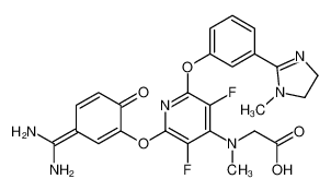 183305-24-0 structure, C25H24F2N6O5