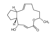(1S,2Z,7S,10Z,12R,13R)-12-hydroxy-7-methyl-8-oxabicyclo[11.3.0]hexadeca-2,10-dien-9-one 73899-78-2