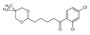 1-(2,4-二氯苯基)-5-(5,5-二甲基-1,3-二恶烷-2-基)-1-戊酮