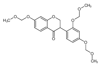 141330-31-6 spectrum, (+/-)-3-<2,4-Bis(methoxymethoxy)phenyl>-2,3-dihydro-7-(methoxymethoxy)-4H-1-benzopyran-4-on