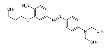 2-butoxy-4-[[4-(diethylamino)phenyl]diazenyl]aniline 126335-34-0