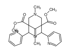 dimethyl 3,7-dimethyl-9-oxo-2,4-dipyridin-2-yl-3,7-diazabicyclo[3.3.1]nonane-1,5-dicarboxylate 253304-60-8