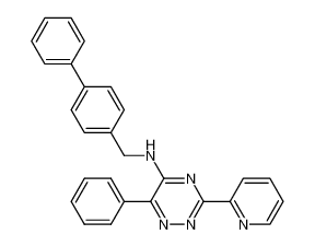 N-([1,1'-Biphenyl]-4-ylmethyl)-6-phenyl-3-(pyridin-2-yl)-1,2,4-triazin-5-amine 1357171-62-0