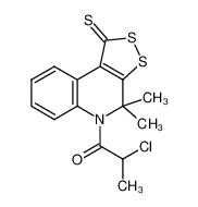 374914-30-4 structure, C15H14ClNOS3