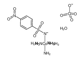 78891-45-9 structure, C6H16ClCoN7O9S+