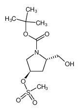 (2S,4R)-N-tetr-butoxycarbonyl-4-methanesulfonyloxy-2-hydroxymethylpyrrolidine