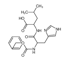 2-[[3-(1H-imidazol-5-yl)-2-(phenylmethoxycarbonylamino)propanoyl]amino]-4-methylpentanoic acid 38972-90-6